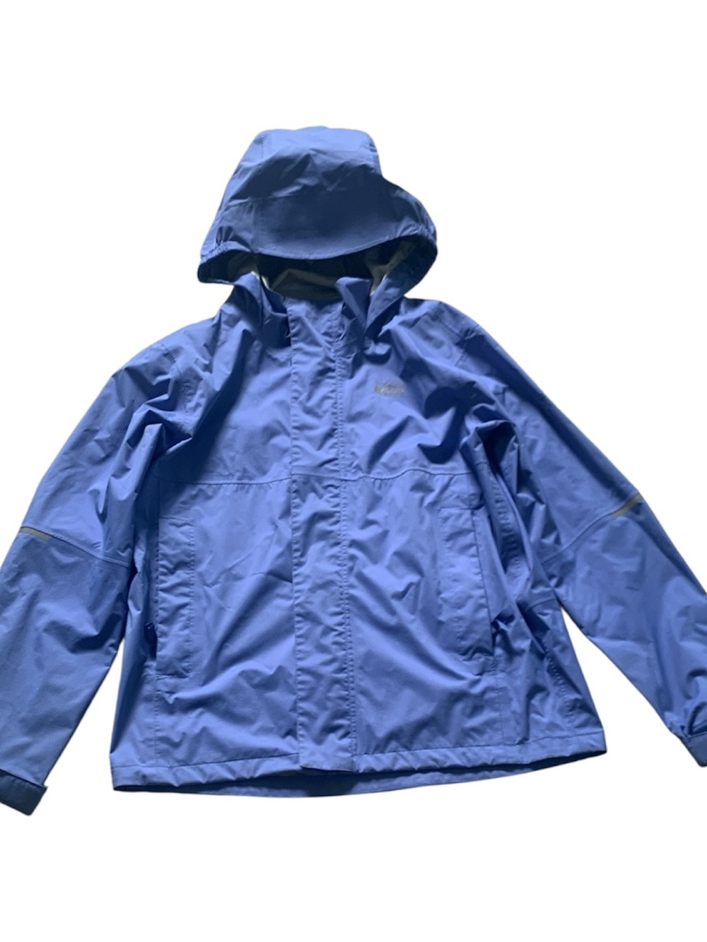 REI Kids' Hooded Rain Jacket - Light Blue